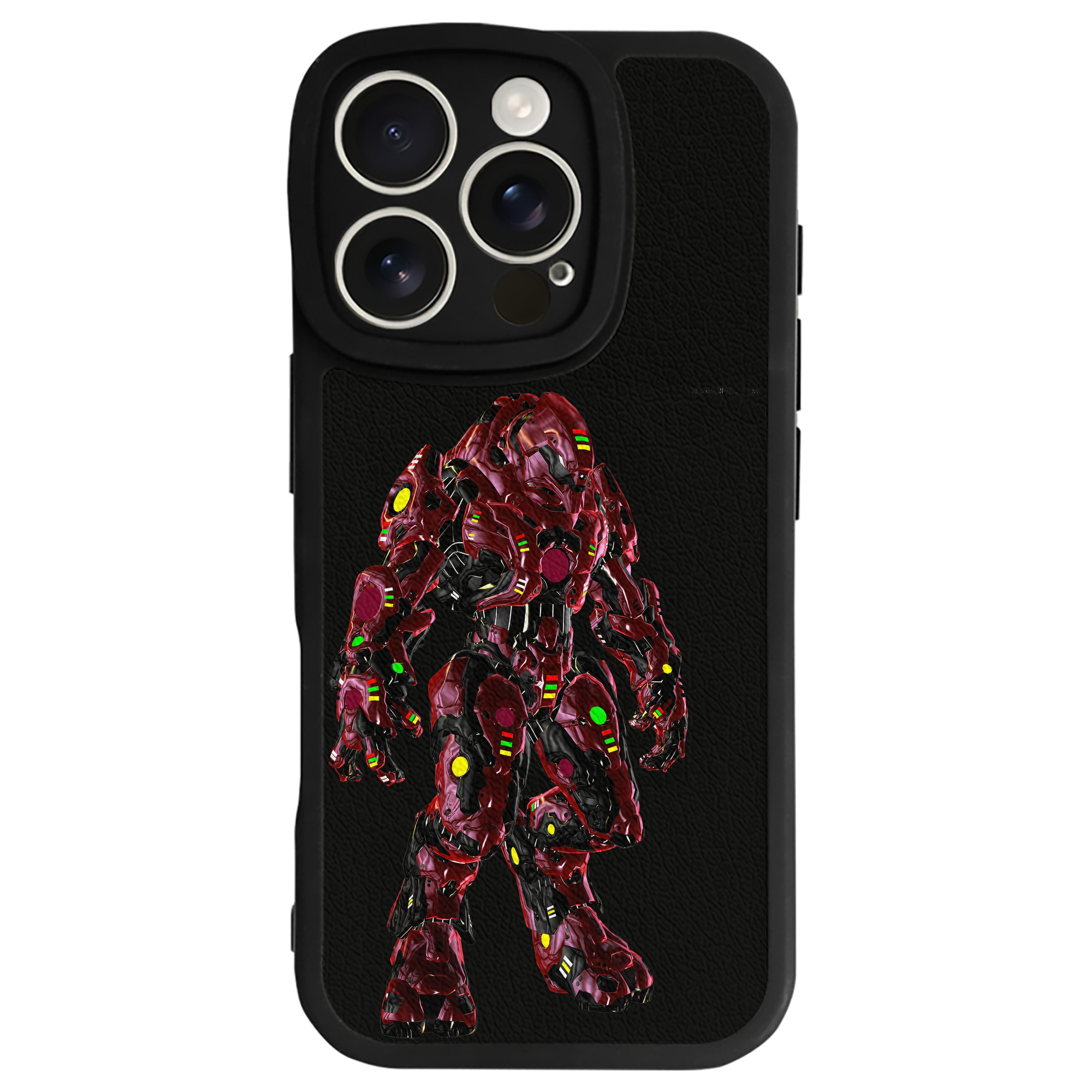 （画像用） Transformers トランスフォーマー 【iPhone 16シリーズ対応】シリコンスマホケース（レザー調） 材質：シリコン